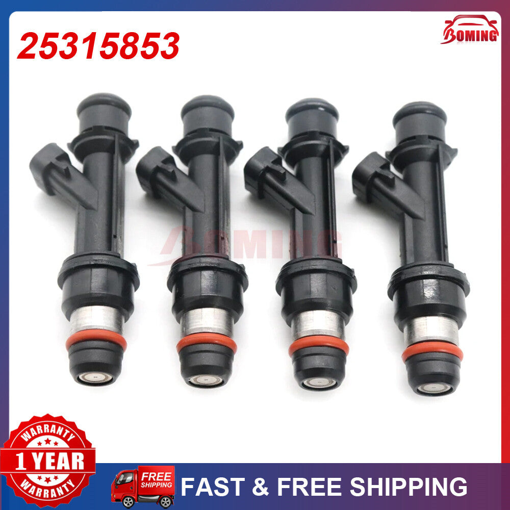 4x New High Quality Fuel Injectors 25315853 for Chevrolet Aveo 1.6L L4 96386780