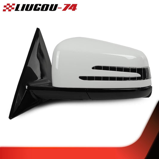 Left Driver Side White Mirror Fits for Mercedes Coupe E350 E400 E550 2DR 10-17- v