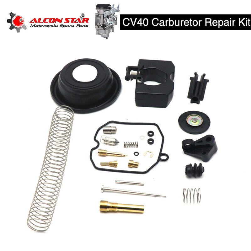 Motorcycle carburetor rebuild repair kit gasket floating jet for CV40 Carb Q