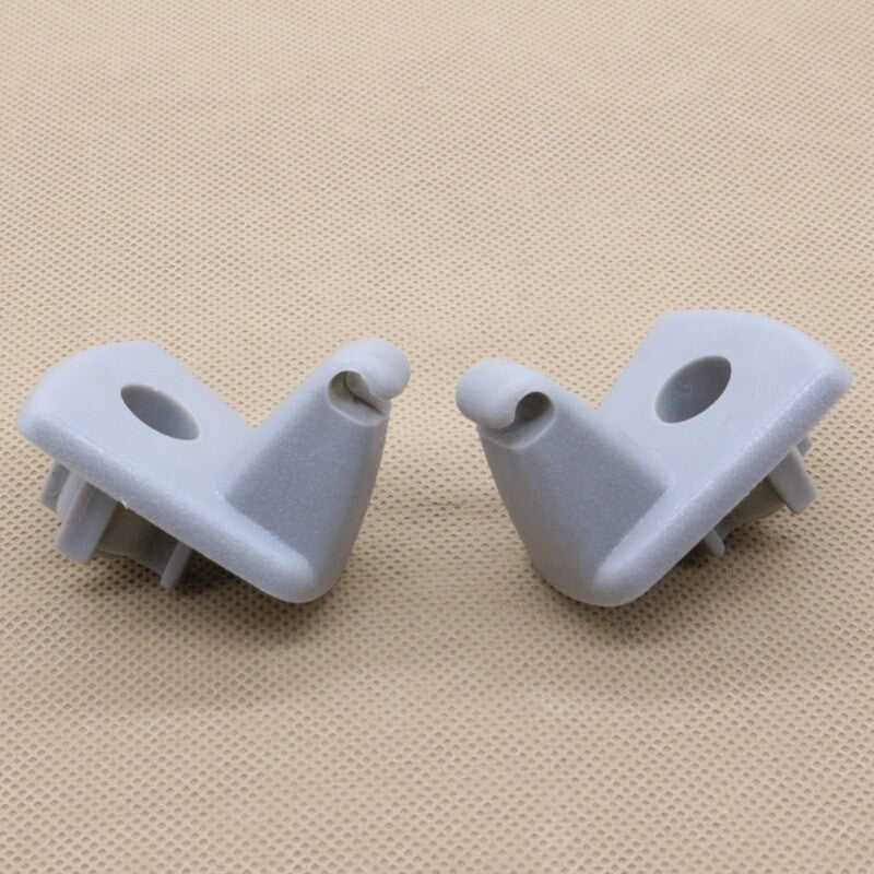 2. Suitable for Chrysler for Dodge Charger Magnum Gray Sun Visor Bracket Support Clip LH  RH