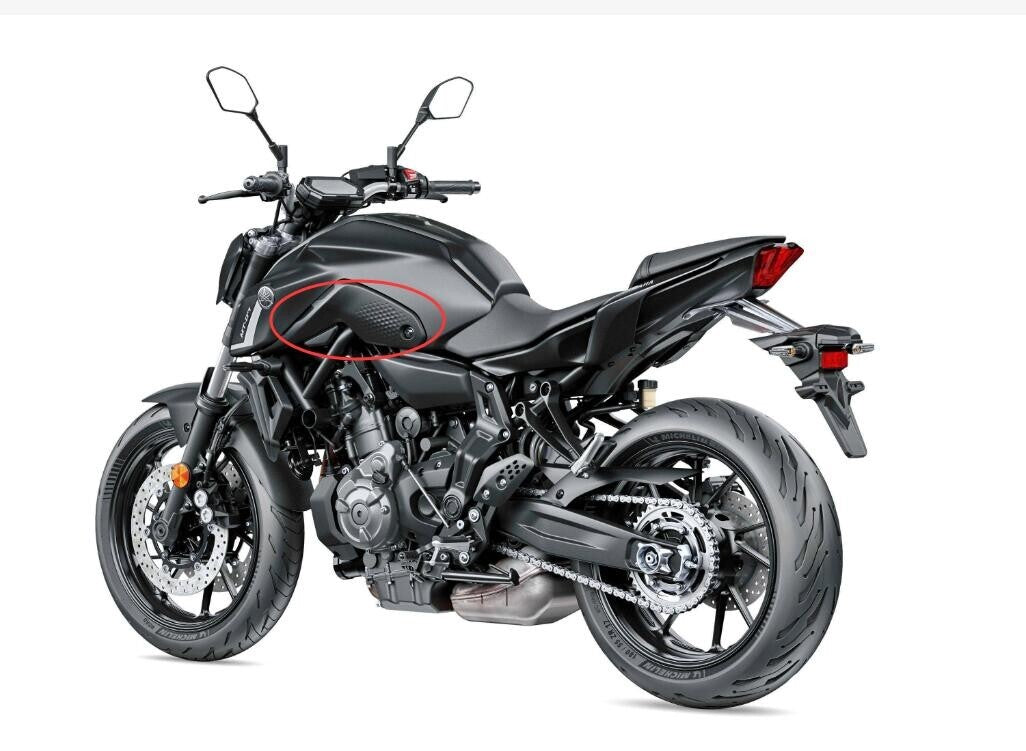 For 2021-2024 for YAMAHA MT07 MT-07 Carbon Fiber Front Tank Side for Seat Cover Fairing