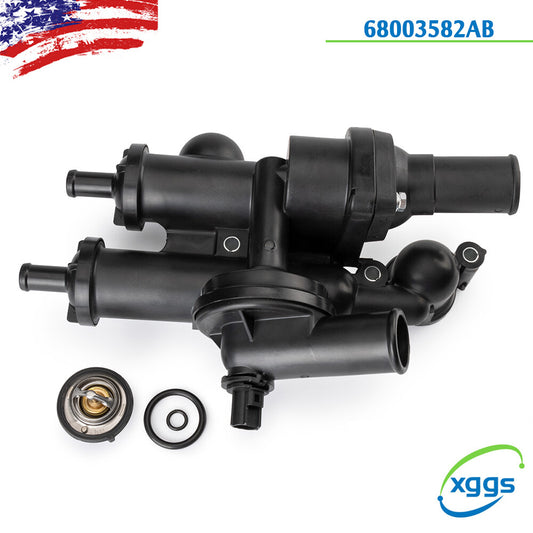 Compatible with 2007-2017 for Dodge Journey for Jeep Compass for Chrysler 200 Thermostat with Housing Q