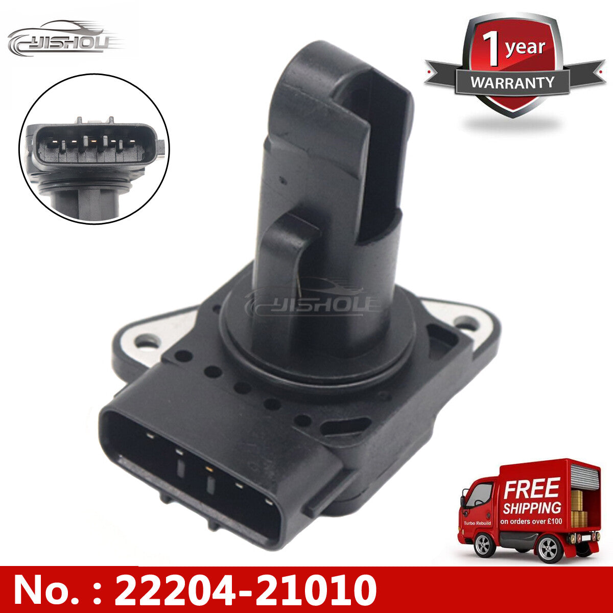 Mass air flow meter map sensor 22204-22010 suitable for Camry RAV4 Collora for Avalon 5S2732