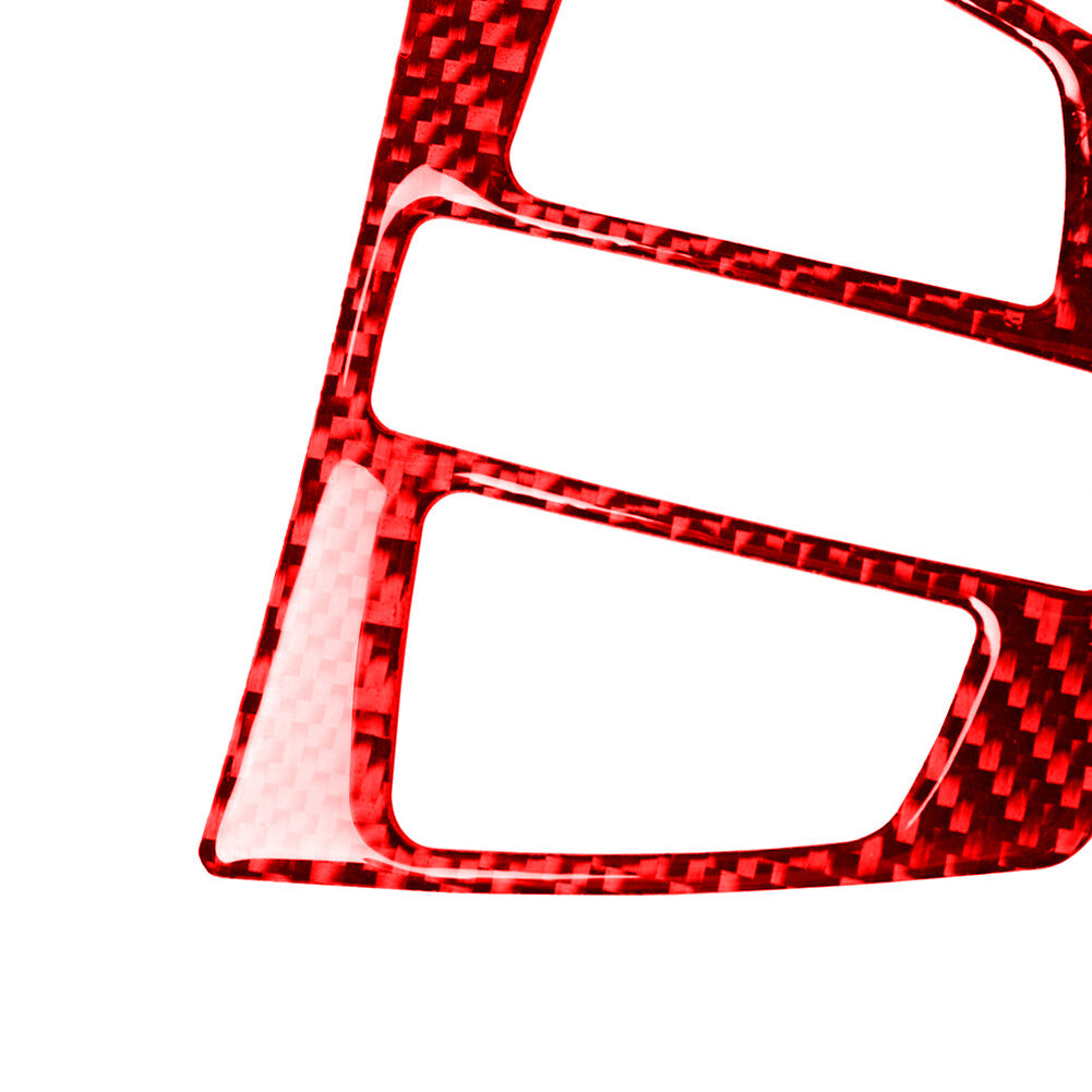 Red Carbon Fiber Reading Light Panel Frame Trim Cover for BMW F20 F30 F34 F32 X5