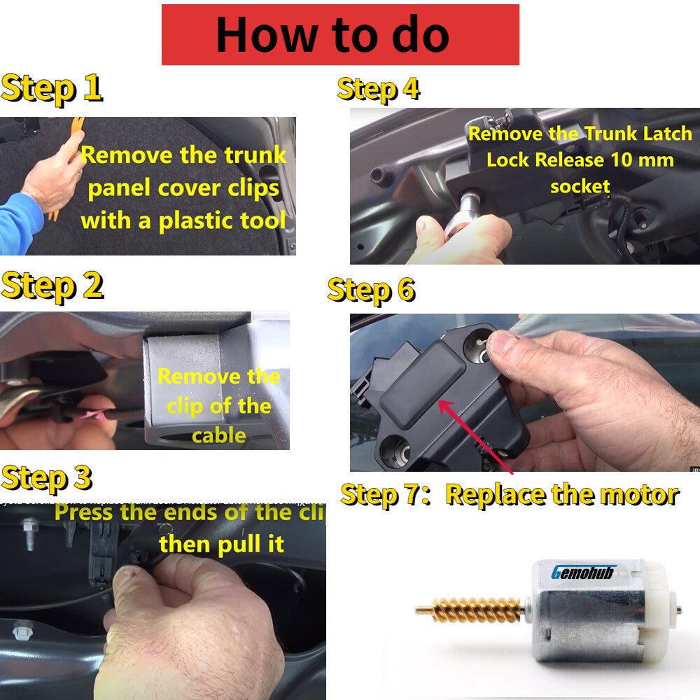 FC-280PC-24105 Electric Trunk Lock Latch Motor For 2020-2023 for Hyundai Palisade