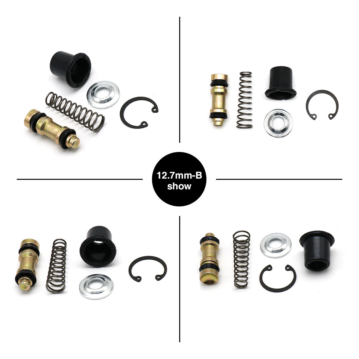 12.7mm Rear Hydraulic Clutch Brake Piston Plunger Repair Kit for ATV