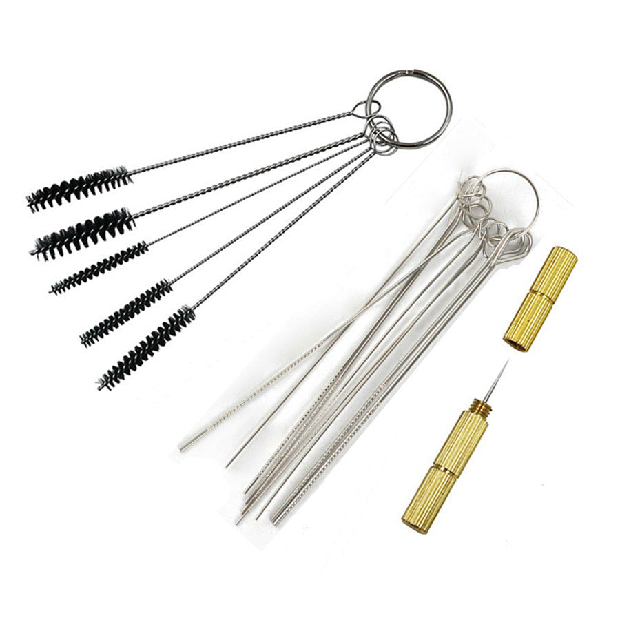 16Pcs Nozzle Cleaning Water Stains Dirt Repair Windscreen Jet Tool Needle Brush