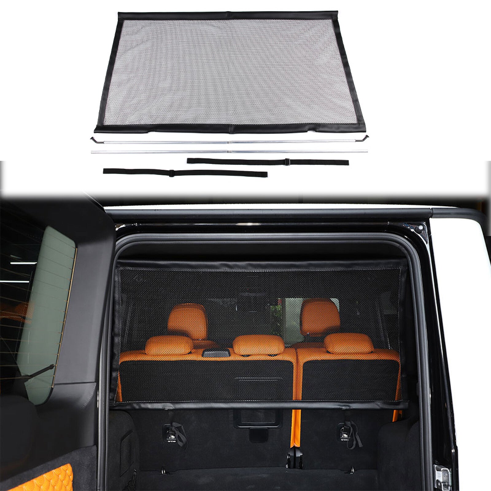 Suitable for G-Class W464 G63 G550 trunk cargo net/pet barrier 2019-22- n