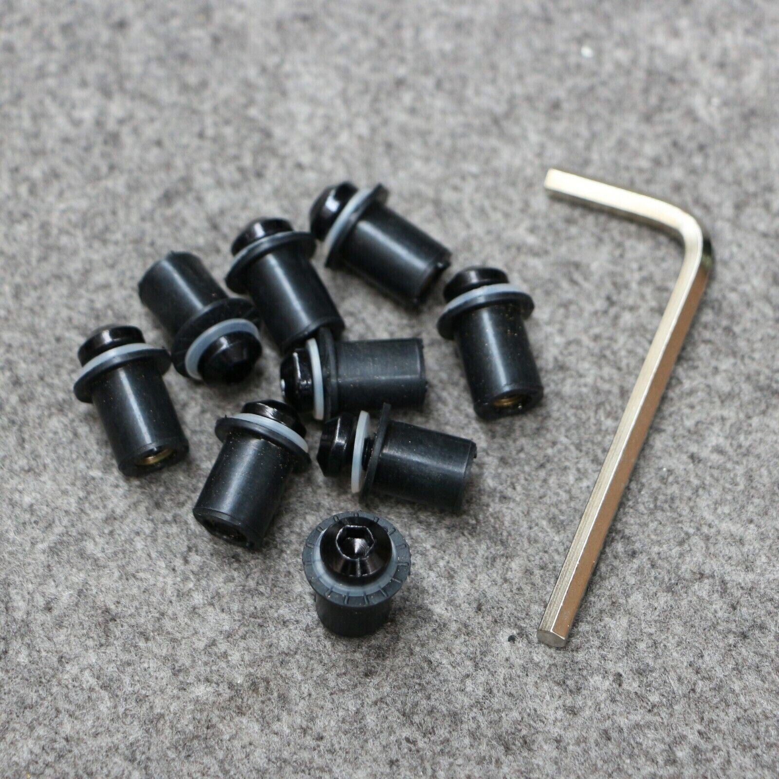 10PCS M5 Windscreen Windshield Bolt Screw Kit Fit For GSXR 600 1000 K1 K2 K3 K6
