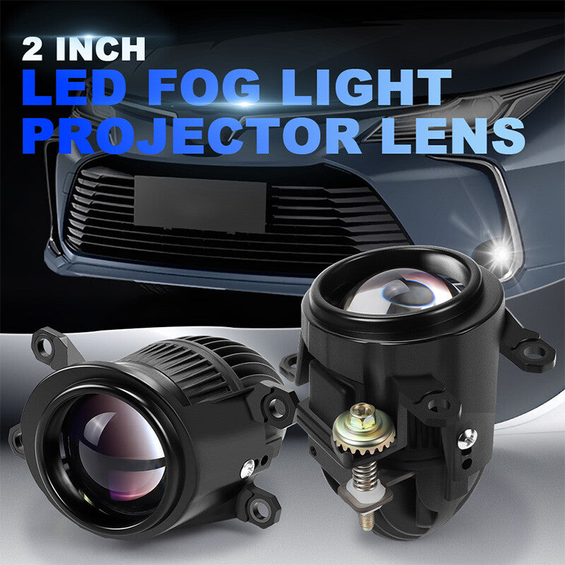 2X Bi-LED Fog Lights Projector Lens for Toyota for Corolla Hatchback/Cross CHR Prius