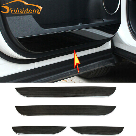 4P for Lexus NX200t 300h 2015-2021 Black Titanium Door Guard Anti-Kick Pad Cover