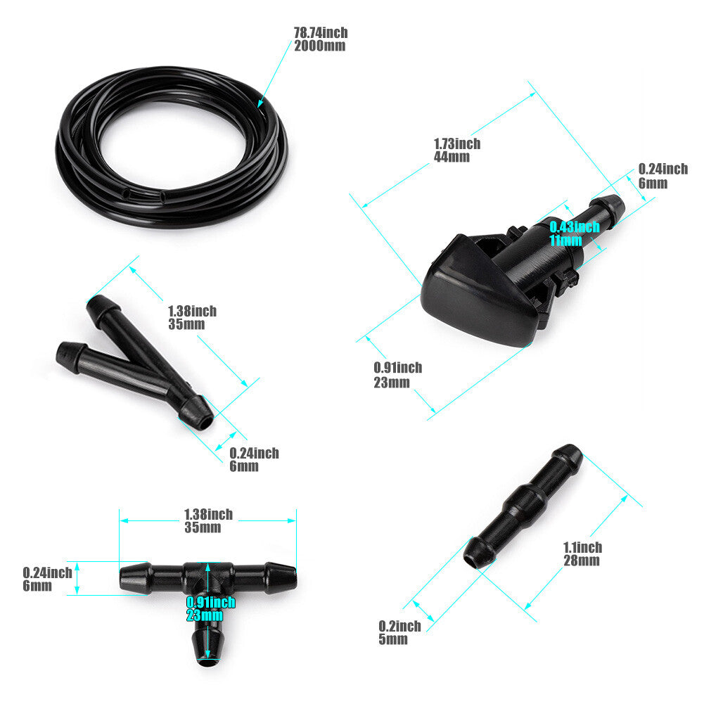 4805742AB BS19040705 Suitable for Chrysler for Dodge windshield washing machine nozzle spray - v