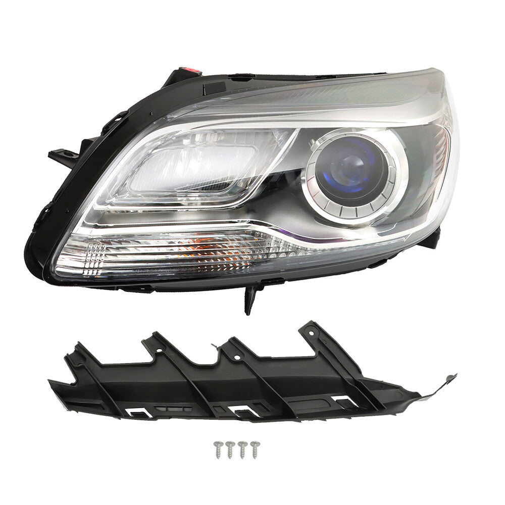 Black driver's club/left headlight applicable to 2013-2015 Malibu 2016 Limited HID n