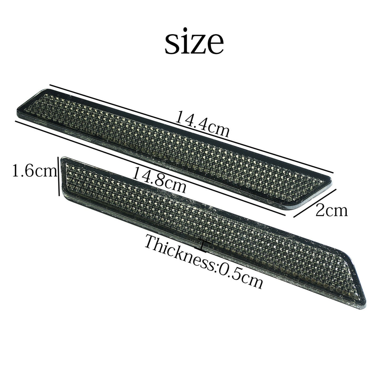 Saddlebag Protective Latch Cover Reflector for Touring FLHT Road Gliders n
