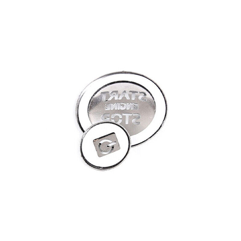 Silver Aluminum One-Button Start Switch Cover Trim for Range Rover Sport 23-2024 n