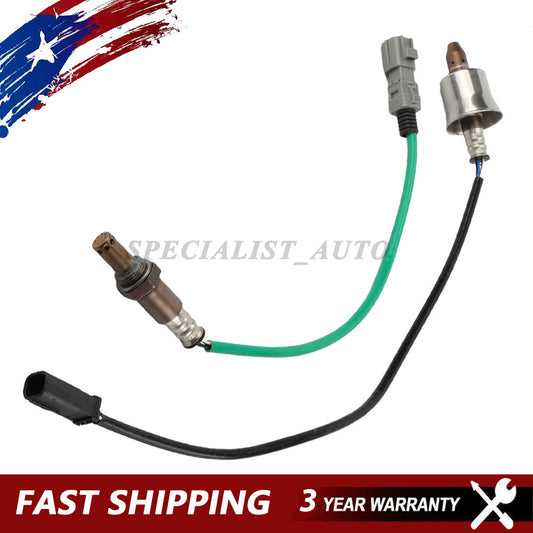 2x Fit for Toyota for Camry 2018 2.5L 234-9307 234-9304 Up&Downstream Oxygen O2 Sensor Q