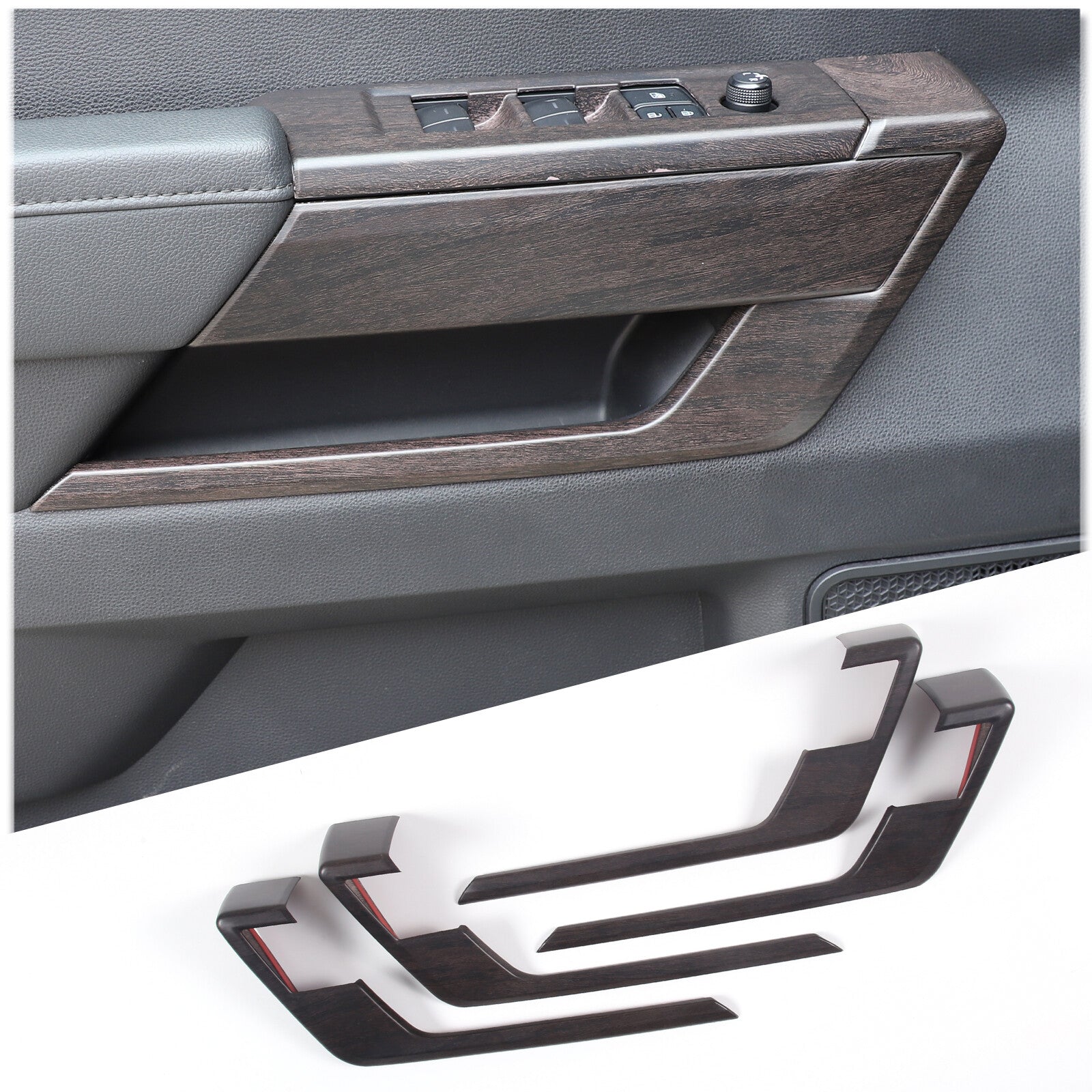 Soft Carbon Fiber Center Storage Box Panel Decal Trim for Corvette C8 2020-23- v