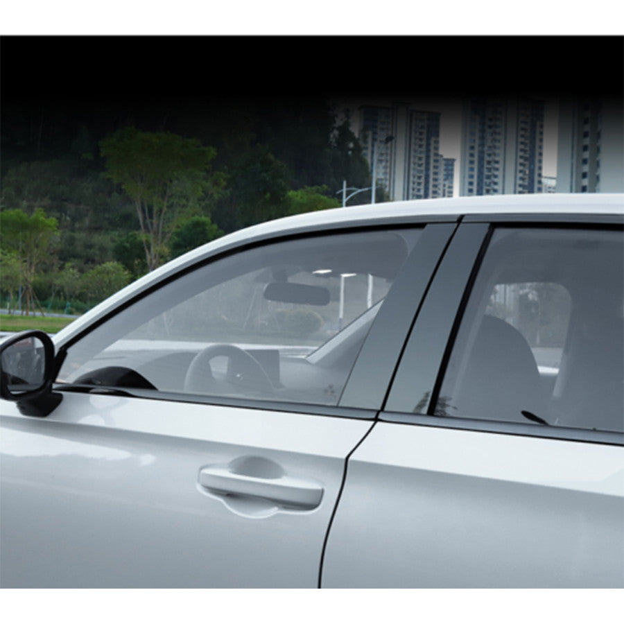for Honda for Civic 22-23 Black steel Window Sill pillar Frame Molding Cover Trim B n