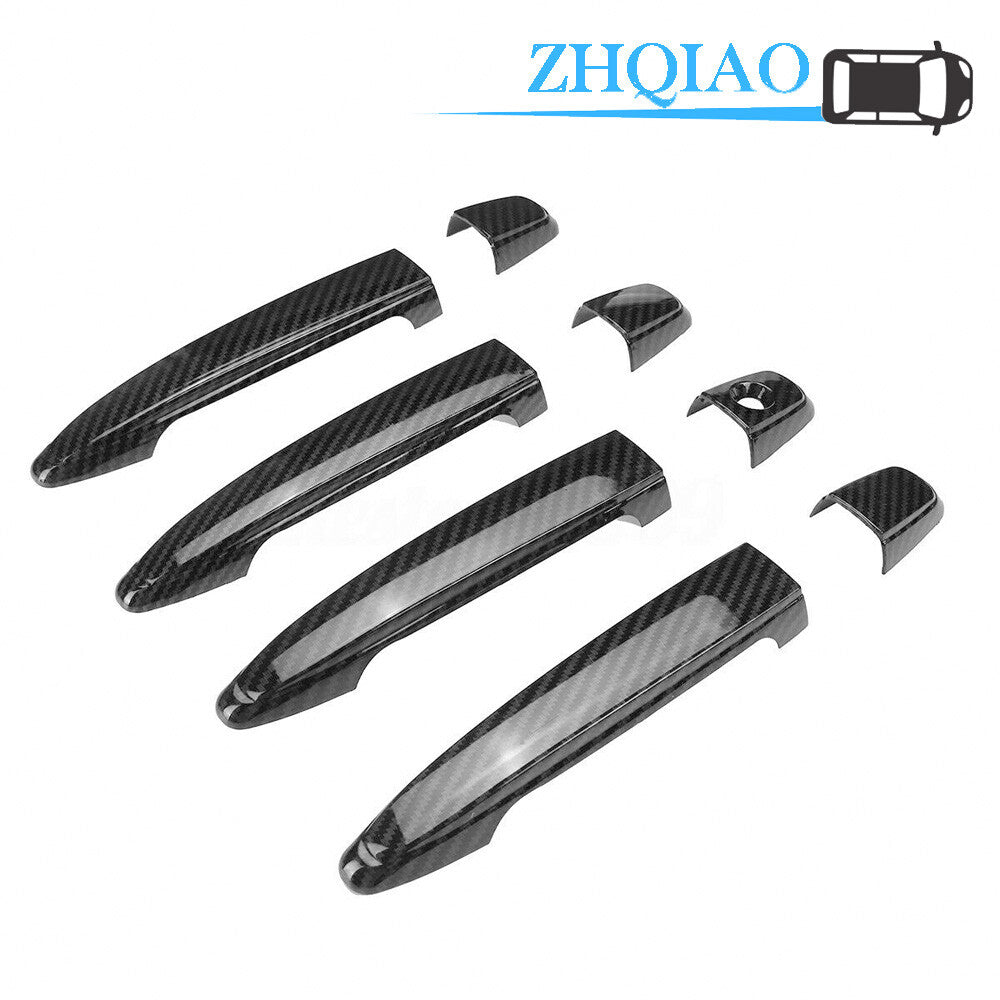 Carbon Fiber Door Handle Cover Trim Fits for Toyota for Camry 2012-2017