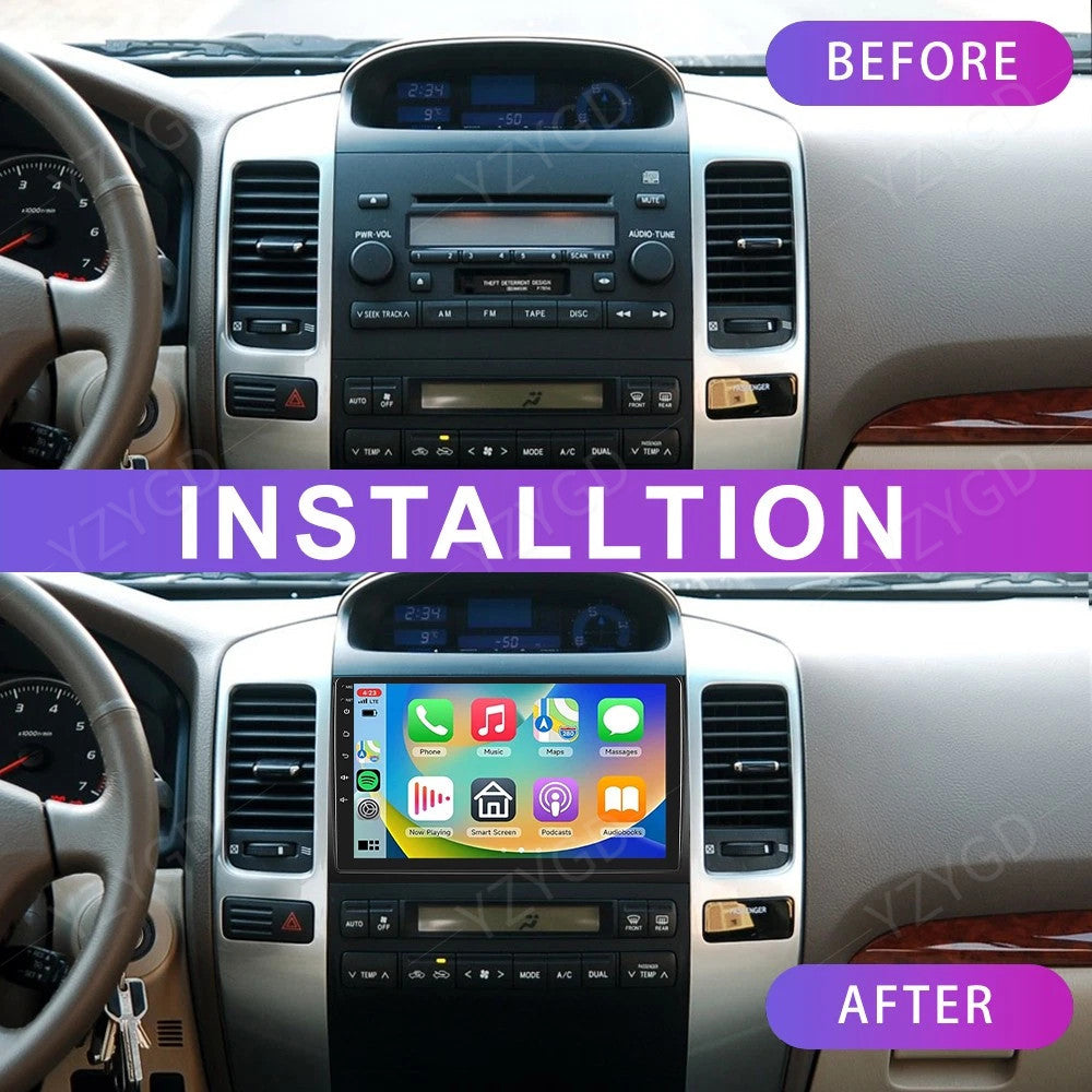 for Lexus GX470 GX 470 J120 2002-2009 CarPlay Car Stereo Radio GPS Screen WIFI