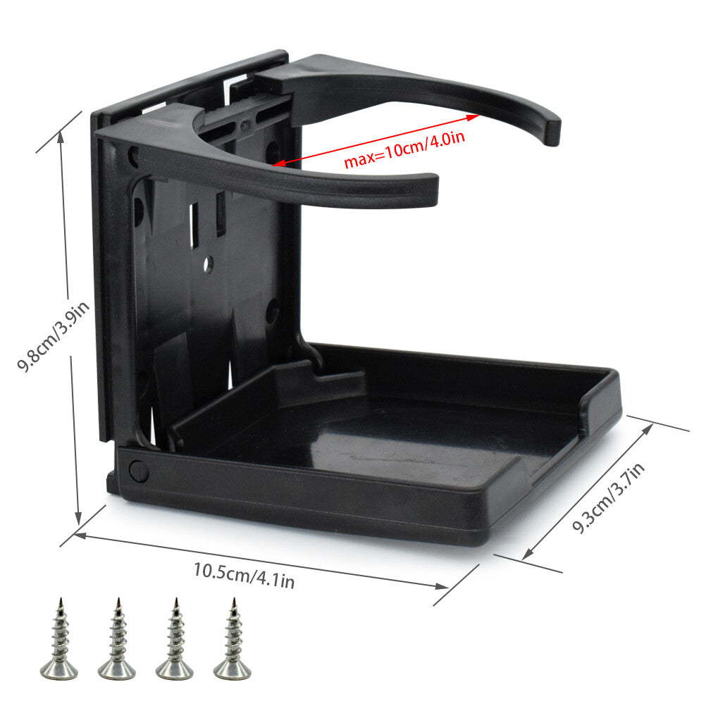 Auto Car Vehicle Universal Folding Beverage Pad Drink Cup Bottle Stand Holder Q