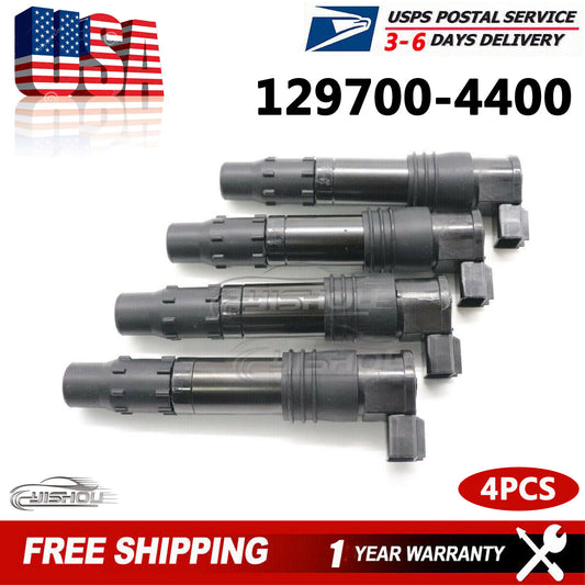4X 129700-4400 Ignition Coil For Hayabusa 750 GSX 1300 GSXR 600 for Suzuki GSX1300RZ Q
