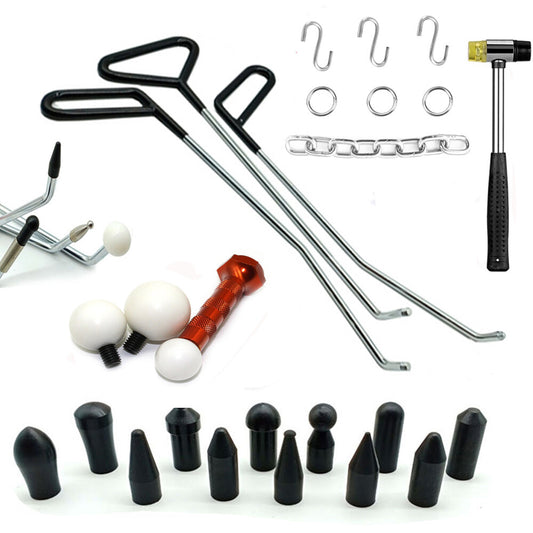 Car Crowbar Dent Removal Rods Paintless Dent Repair Tool Kits Service Tools v