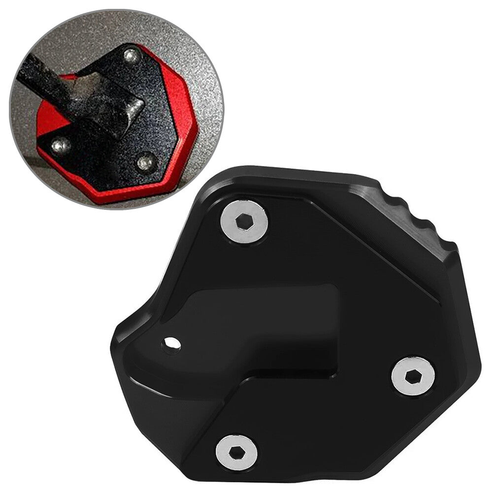 Side Stand Enlarge Kickstand Pad Black for SUZUKI HAYABUSA GSX1300R 2008-2021 Q