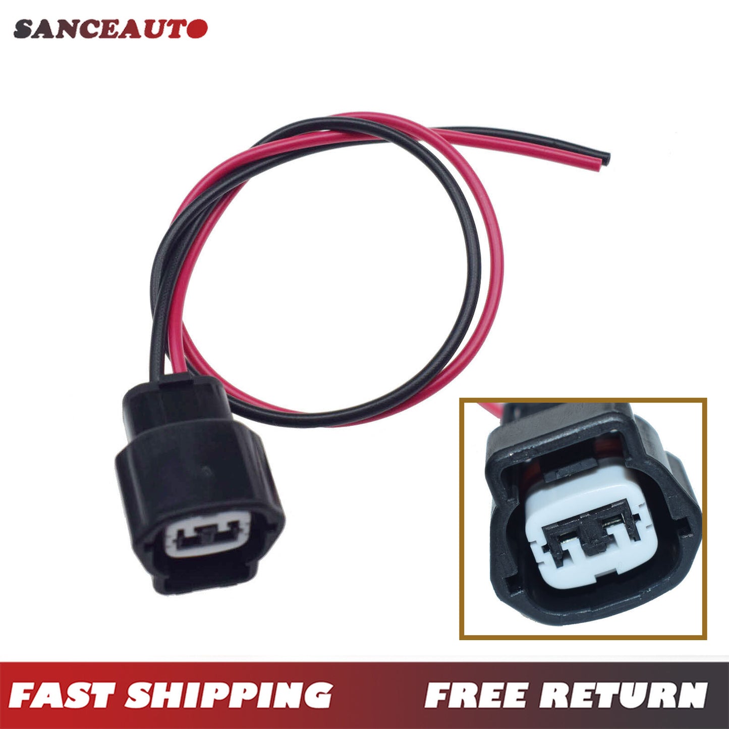 2-Pack Variable Valve Timing Solenoid Valve Connector Plugs for Infiniti and VVT147- n