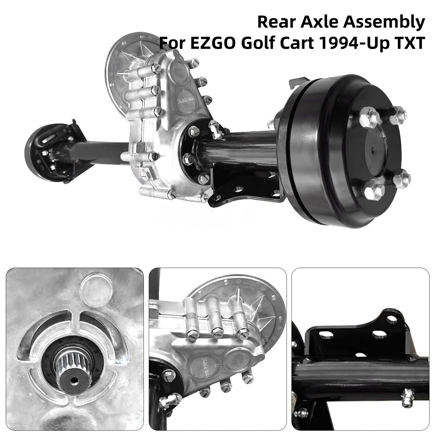 Rear Axle Housing Assembly for 1994-2022 E-Z-GO TXT for Golf Carts 12.44:1 73500-G01 Q