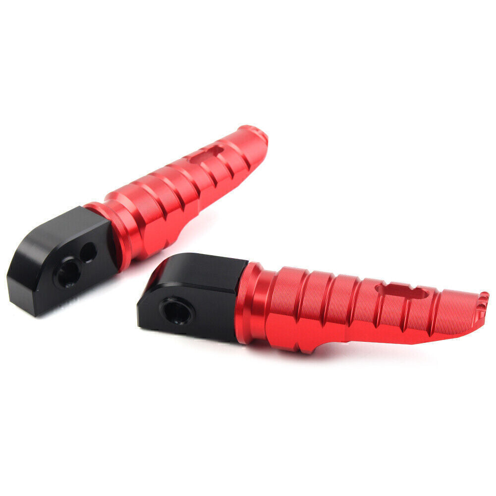 1 Pair Rear Footrests Foot Peg for Street Scrambler 900 T100 T120 Red