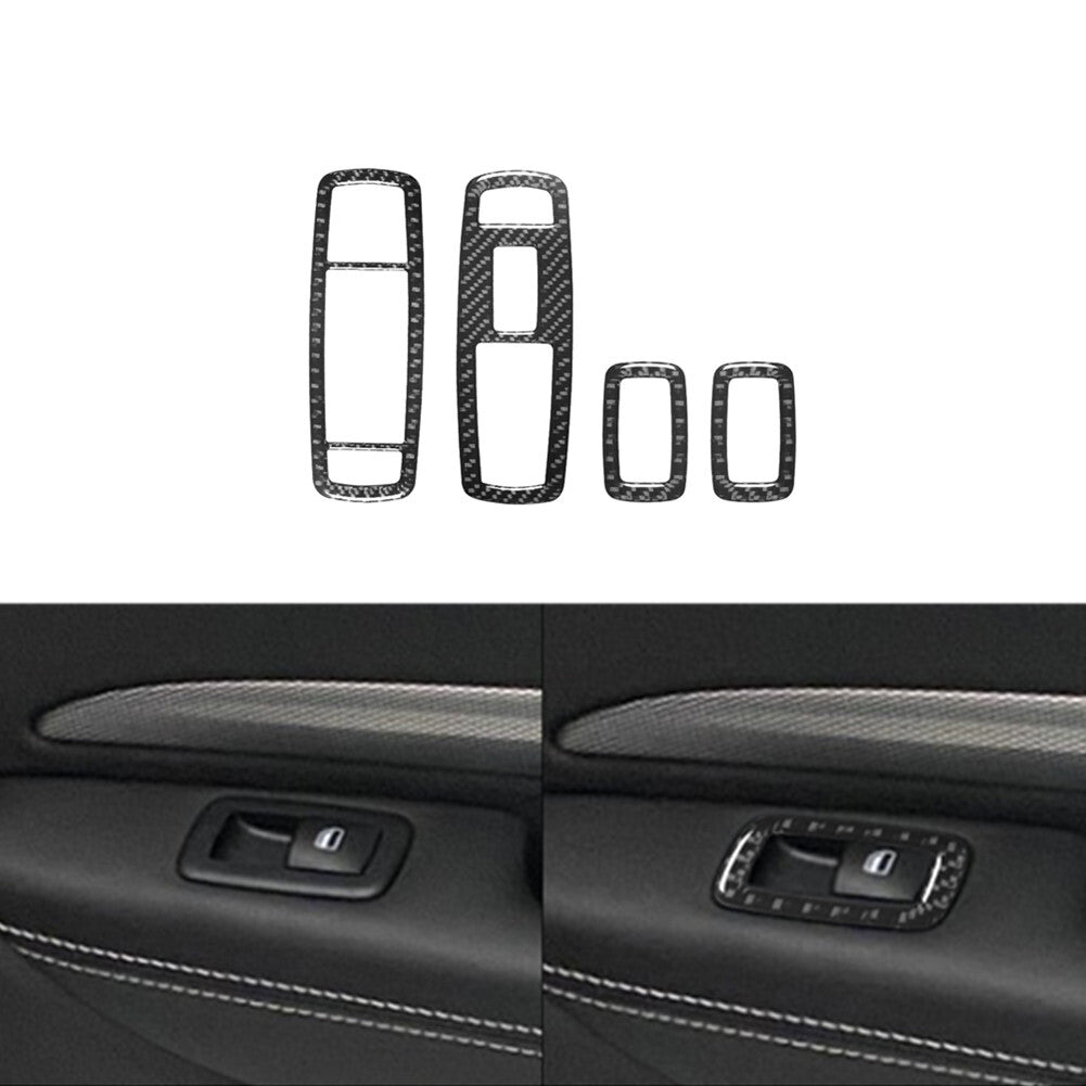 for Mazda MX-5 Carbon Interior Low-end Door Window Lift Switch Panel Cover Trim v