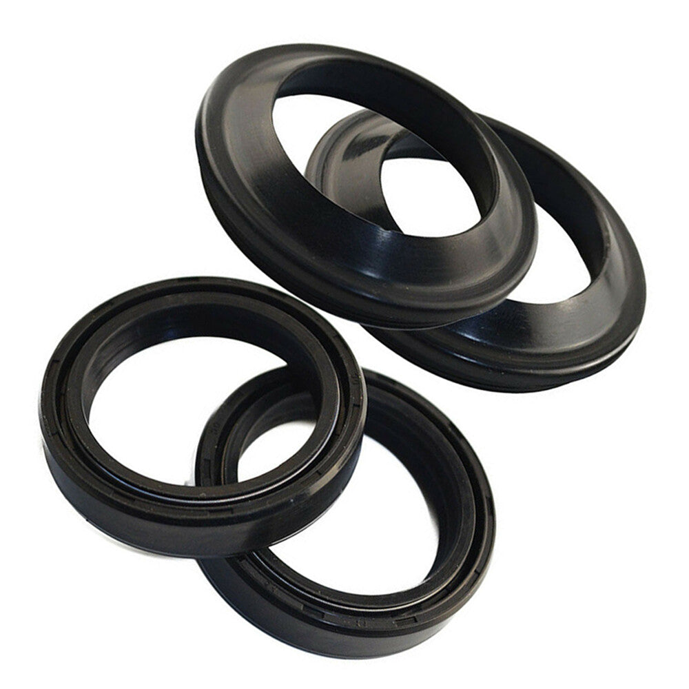 (4PCS) Universal Motorcycle Fork Damper Shock Absorber DustOil Seal 41x54x11 Q