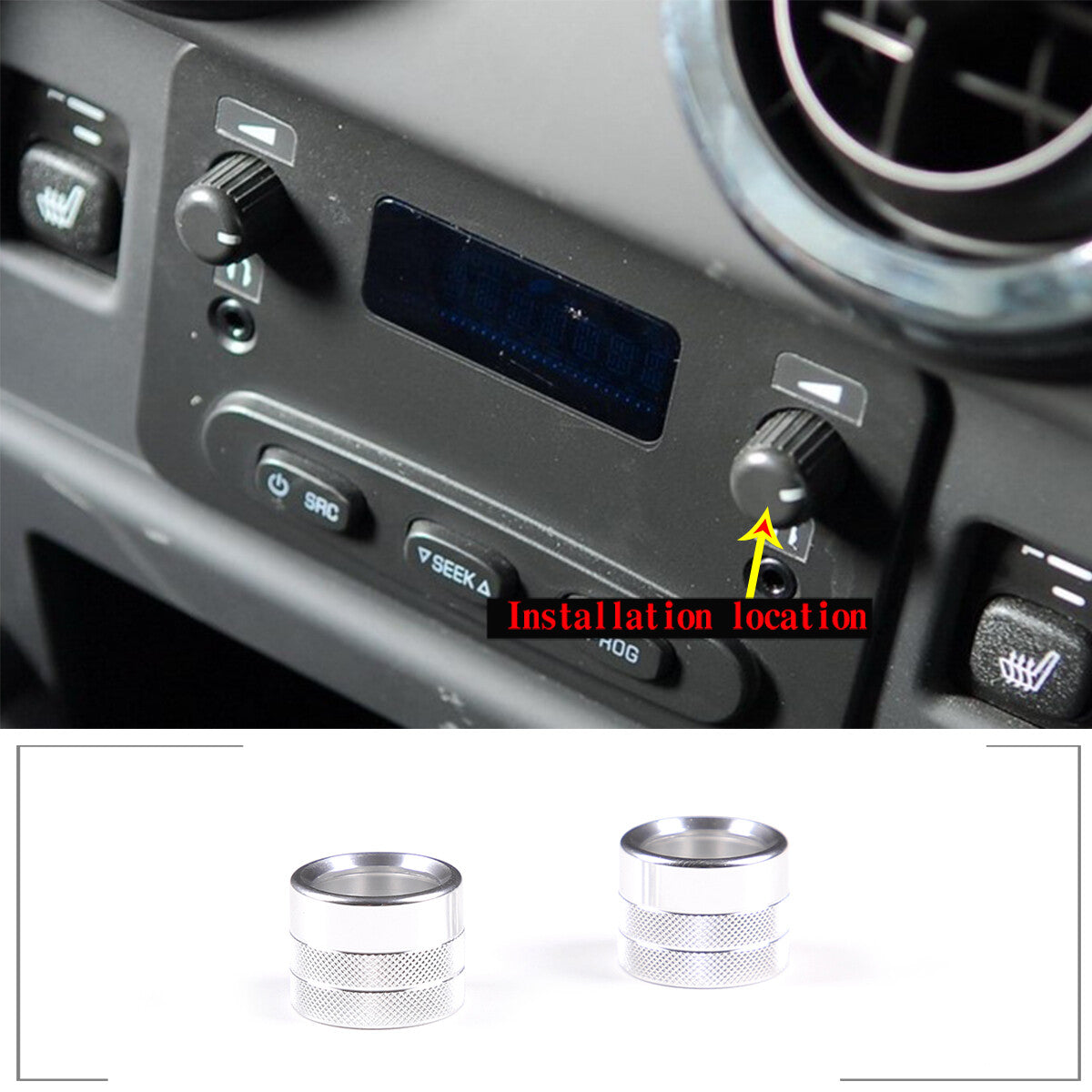 ABS Carbon Steel Dashboard Left Cell Phone Holder for Hummer H2 2003 - 2007- v