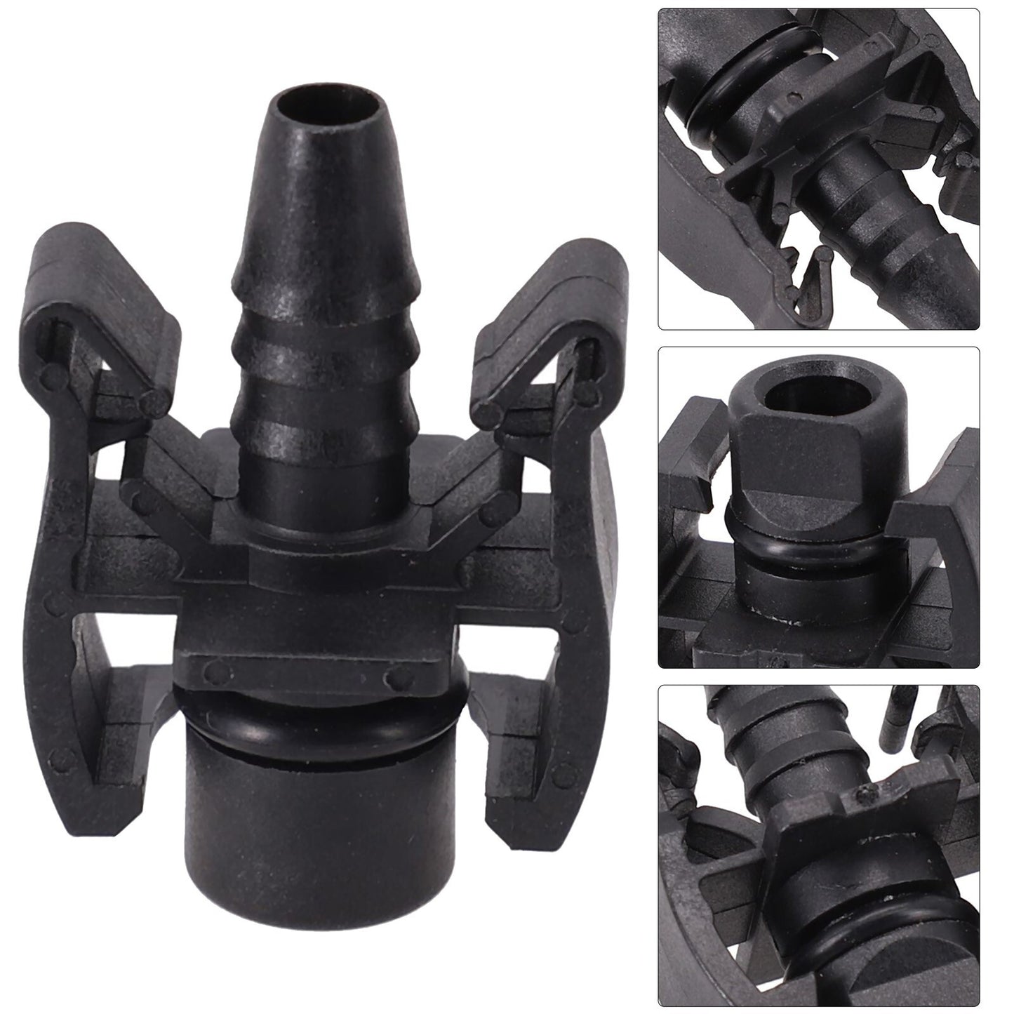Automotive expansion radiator hose direct connection connector accessories