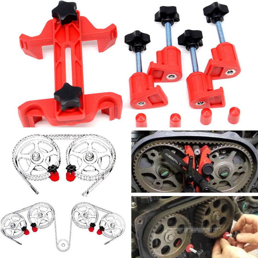 Car Dual Cam Clamp Camshaft Timing Sprocket Gear Locking Tool ear Fixed 5Pcs/Set