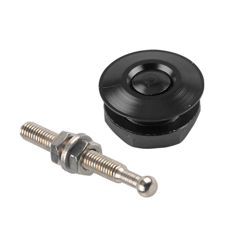 1-piece aluminum alloy latch button cover pin lock for quick-release car bumpers - n