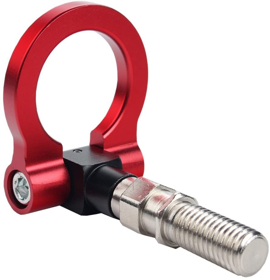 NEO Chrome Track Racing Style Bumper Ring Tow Hook for BMW 1, 3, 5, 6, X5, X6, Z4