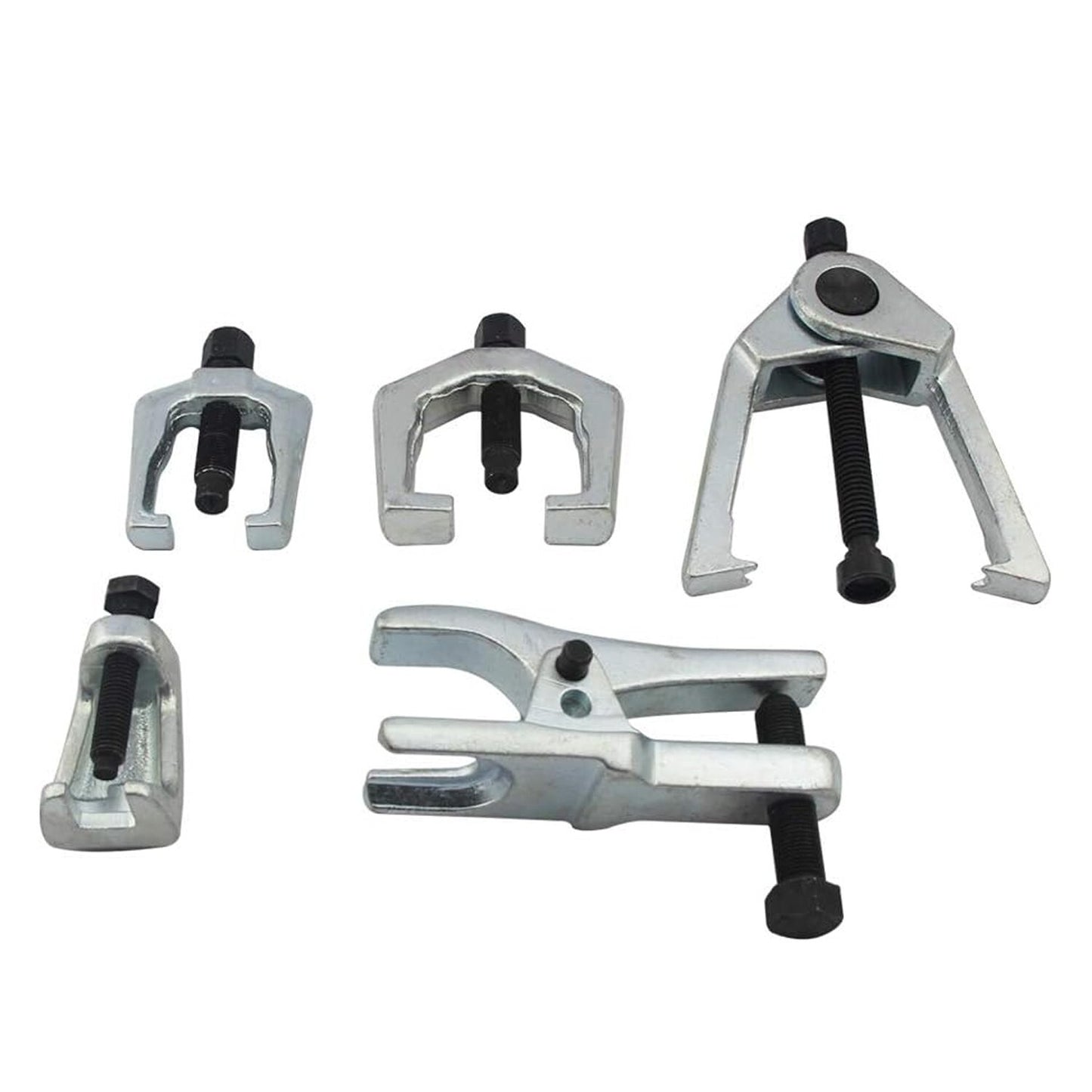 5-Piece Ball Joint Separator Pitman Arm Puller | Tie Bar End Tool Kit for Front Ends