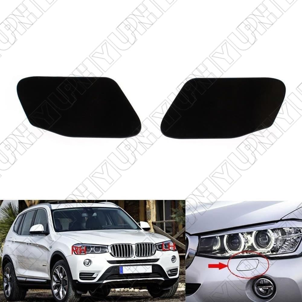 Headlight Washer Nozzle Cover 51117347931, 51117347932 for BMW X3 F25 2010-2017