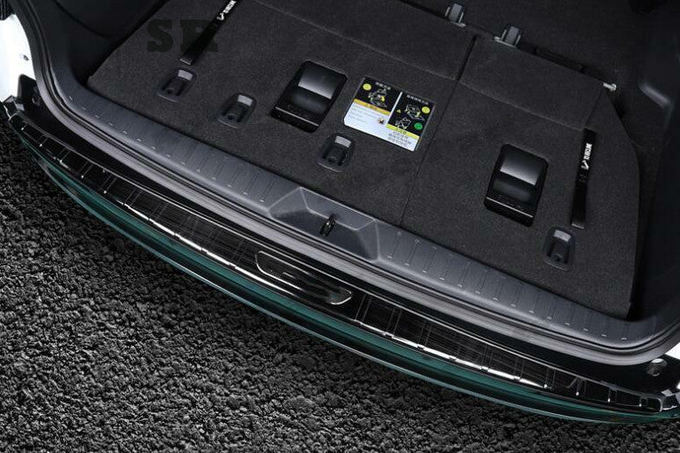 Black stainless Rear Bumper Protector Cover 1pcs for Sienna 2022-2024 B n