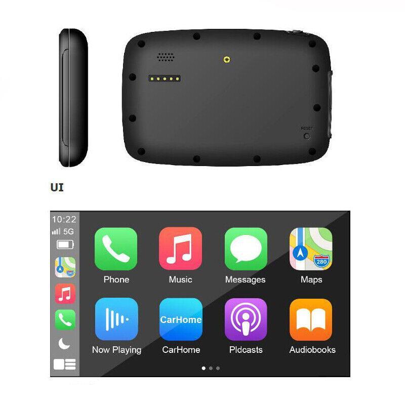 Portable 5-inch Touchscreen Motorcycle GPS for Navigator with Wireless CarPlay and Waterproof Kit n
