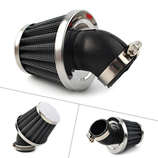 35mm Air Filter Cleaner ATV Quad Bike Dirt Pit Bike Go Kart Chopper Motorcycle Q