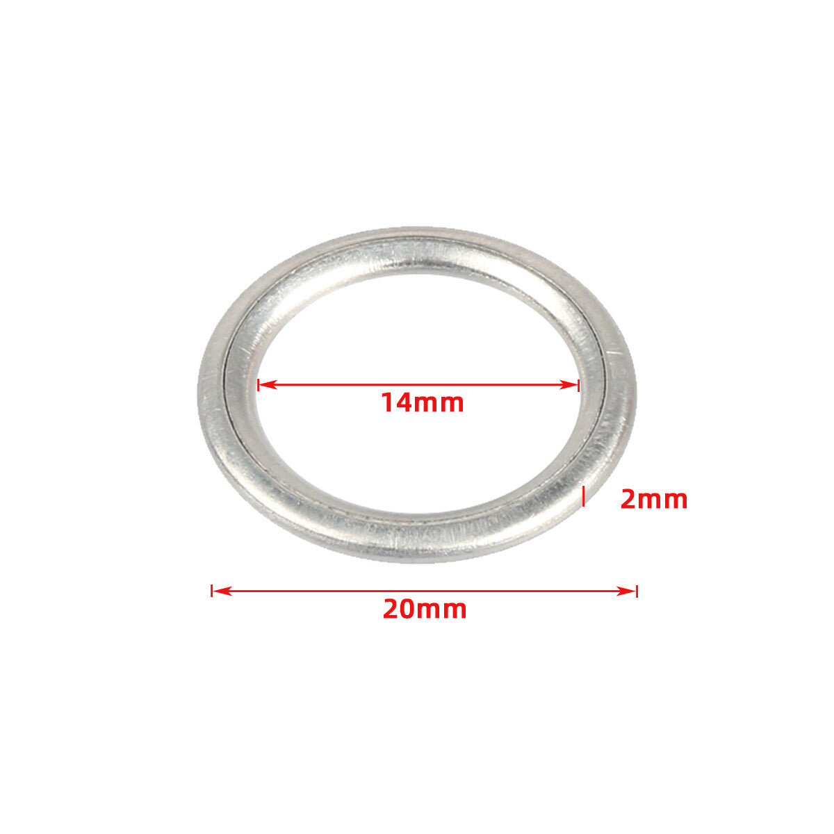 25Pcs Aluminum Oil Drain Plug Gasket Washe for Audi A4 A5 A6 A7 for A8 Q3 Q5 Q7 S4