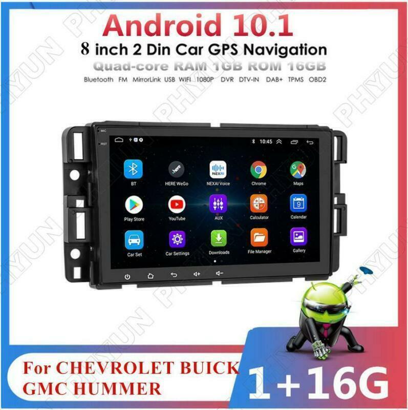 Quad Core Car Stereo Radio GPS 8 Android 10.1 for GMC for Chevrolet for Chevy w/ Canbus