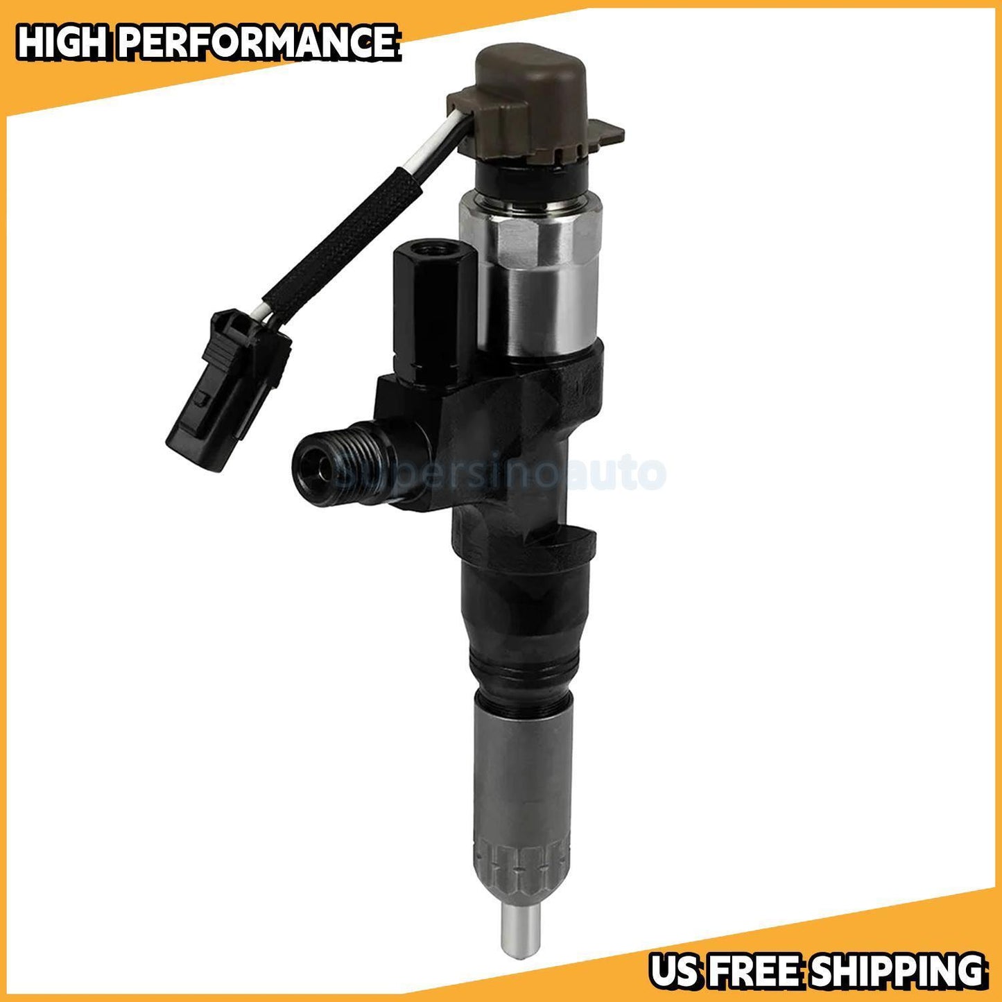 Fuel Injector 095000-6591 6590 for Hino 268 Diesel Engine 7.7L 2005-2017