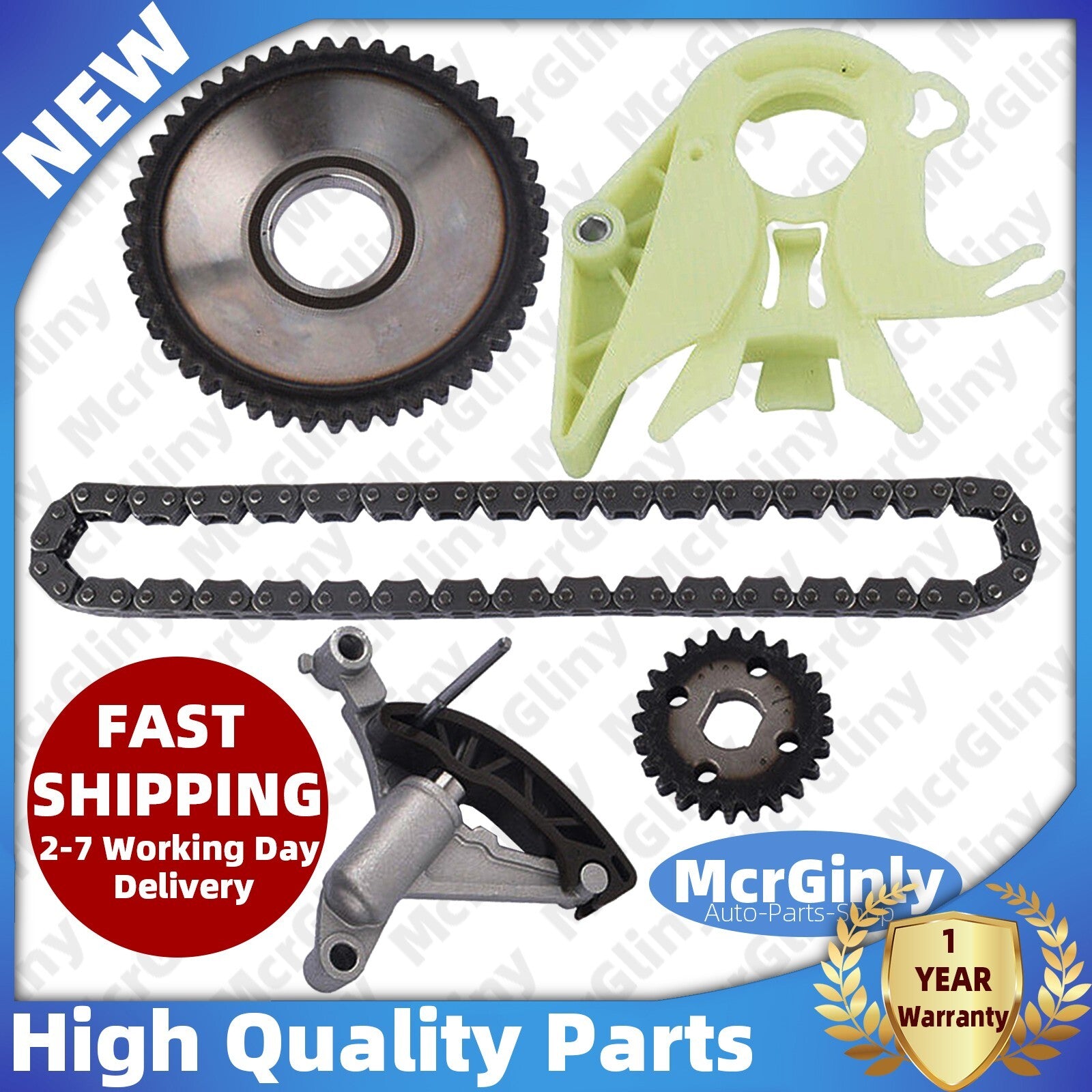 Timed chain kit with oil pump guide for X3 X4 X5 Z4 228i 320i 328i 428 528- n