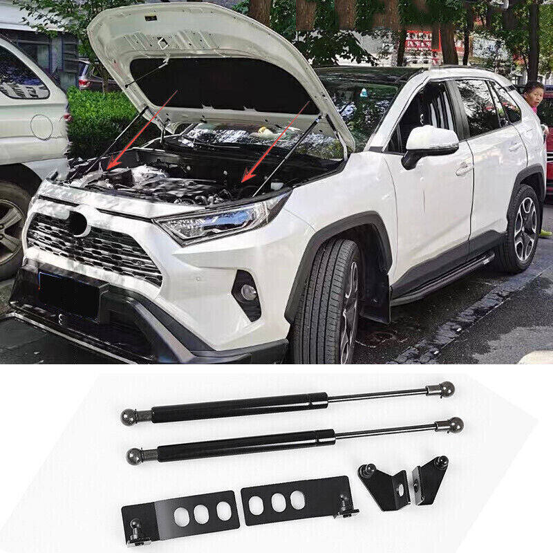 2P Front Engine Cover Hood Lift Shock Strut Damper New for Toyota RAV4 2019-2023