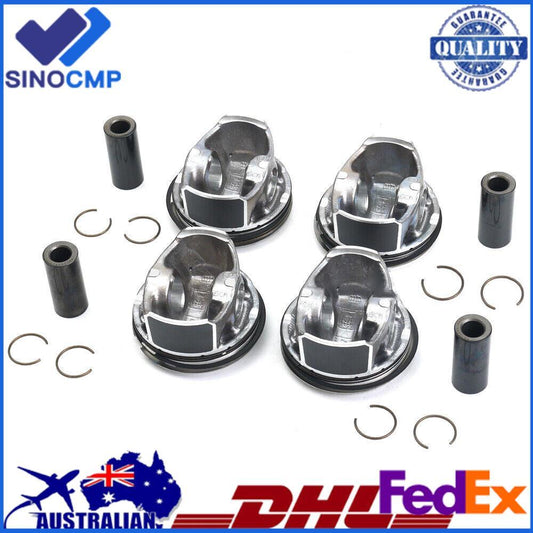 4Pcs Pistons Rings Set ¦µ23mm for Audi S3 8V TTS for Golf R MK7 2.0 TSI CJX DJH DNU