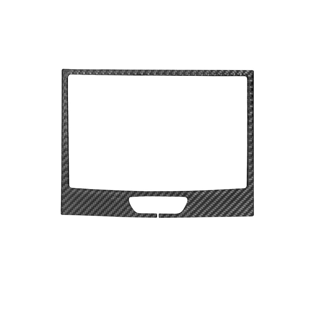 Red Carbon Fiber CD Control Player Panel Cover Trim for Chrysler 300 2005-2007 v